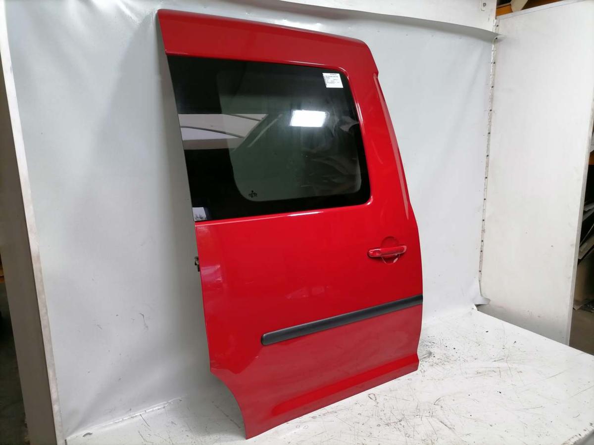 VW Caddy 2K 2C original Schiebetür rechts mit Scheibe LA3H Salsared Bj.2013 VW Caddy 2K 2C original Schiebetür rechts mit Scheibe LA3H Salsared Bj.2013